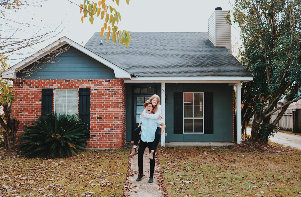 couple purchased new home